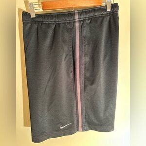 Nike Black Shorts with Dark Grey Accent Stripe. XXL - 38x9